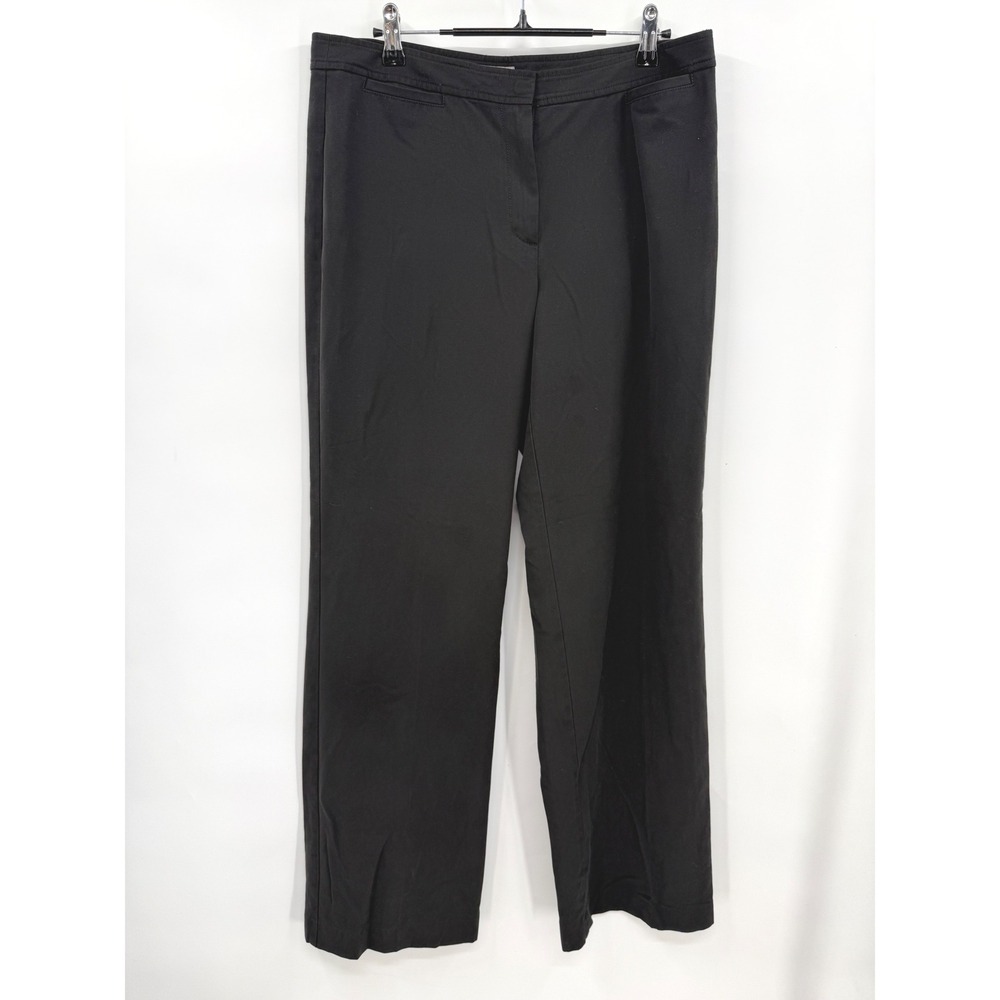 J. Jill Size 10 Dress‎ Pants Womens Black Straight Leg Stretch Trousers Office